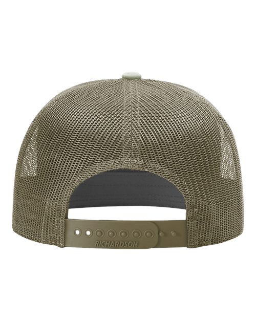 Seven-Panel Trucker Cap - Loden Green Back
