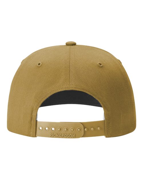 Twill Back Trucker Cap - Amber Gold Back