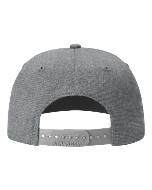 Twill Back Trucker Cap - Heather Grey Back