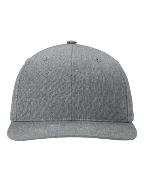Twill Back Trucker Cap - Heather Grey Front