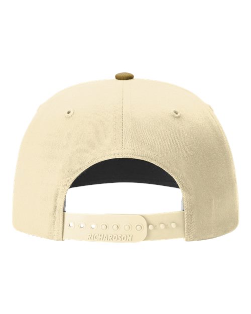 Twill Back Trucker Cap - Heather Grey/ Birch/ Amber Gold Back