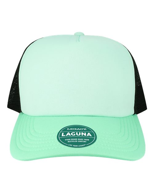 Laguna Cap - Light Mint/ Dark Mint/ Black Front