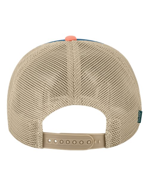 Laguna Cap - Marine/ Salmon/ Khaki Back