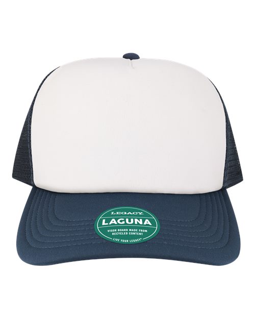 Laguna Cap - White/ Navy Front