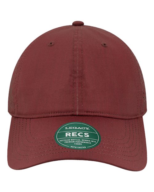 Reclaim Sport Mesh Cap - Eco Maroon Front