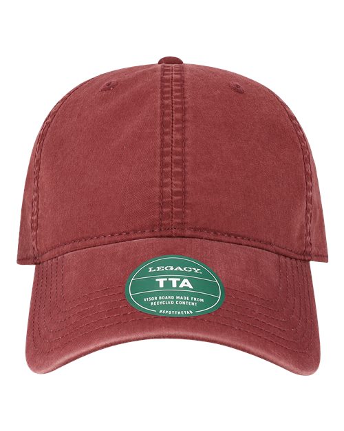 Terra Twill Cap - Burgundy Front