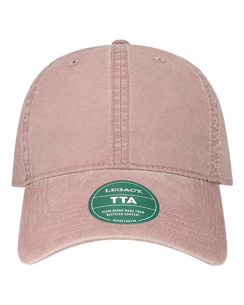 Terra Twill Cap - Dusty Rose Front