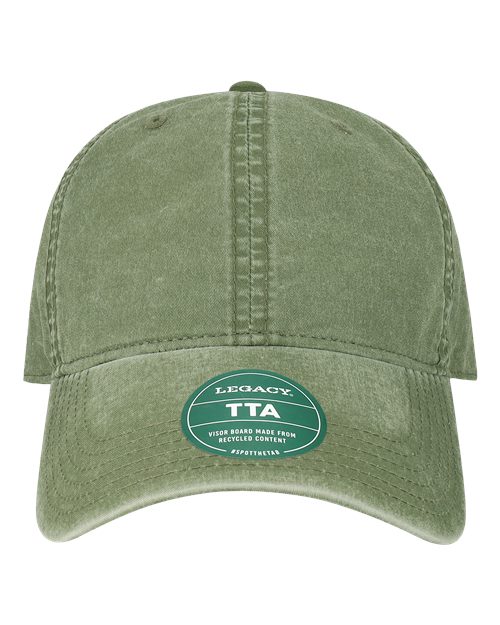Terra Twill Cap - Moss Green Front