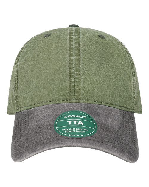 Terra Twill Cap - Moss Green/ Cinder Front