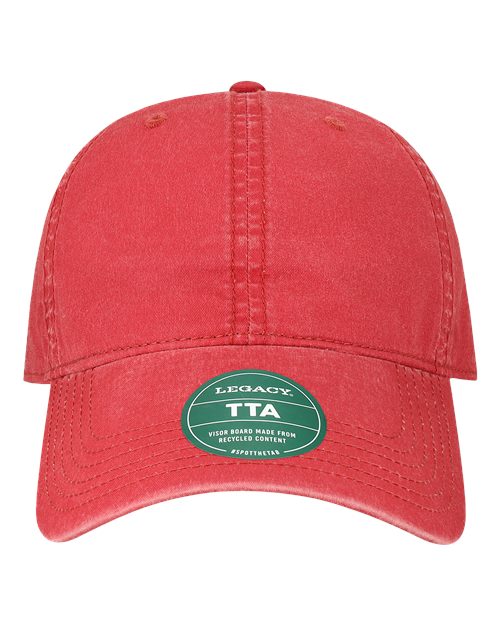 Terra Twill Cap - Weathered Red Front