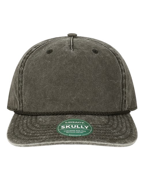 Skully Rope Cap - Black Front