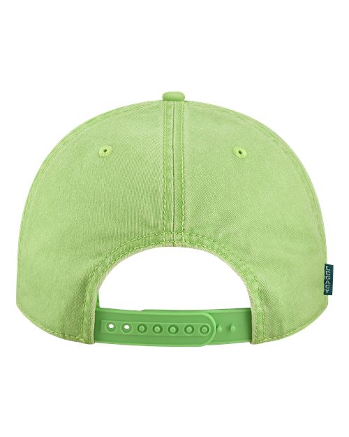 Skully Rope Cap - Lime Green Back