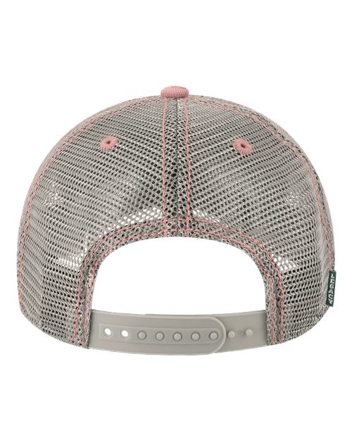 Dashboard Trucker Cap - Dusty Rose/ Grey Back