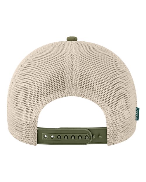 Mid-Pro Snapback Trucker Cap - Olive Z - Quilted Back