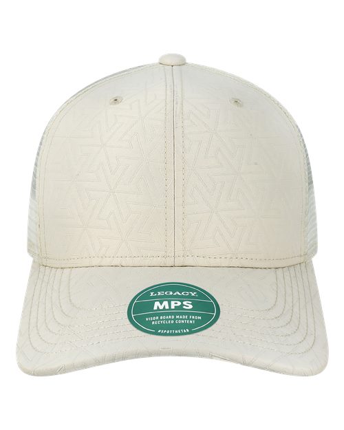Mid-Pro Snapback Trucker Cap - White Z - Quilted Front