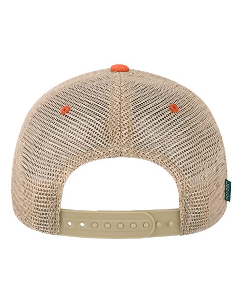 Old Favorite Trucker Cap - Marine Blue/ Coral Back