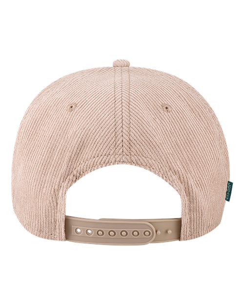 Five-Panel Adjustable Cap - Dusty Rose Corduroy Back