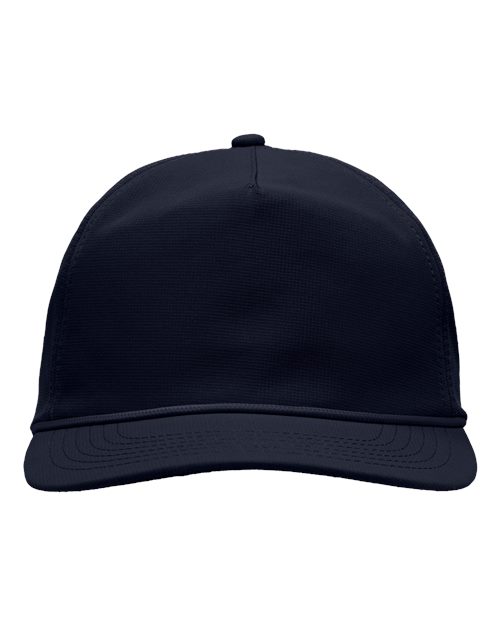 Five-Panel Ripstop Cap - Navy Front