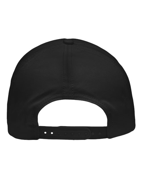 Five-Panel Rope Heritage Fit Cap - Black Back