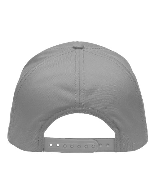 Five-Panel Rope Heritage Fit Cap - Grey Back