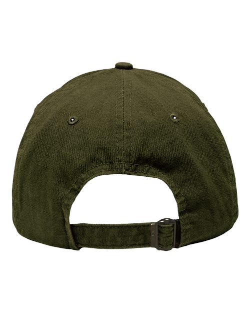 Dad Hat Fit - Chino Dark Olive Green Back
