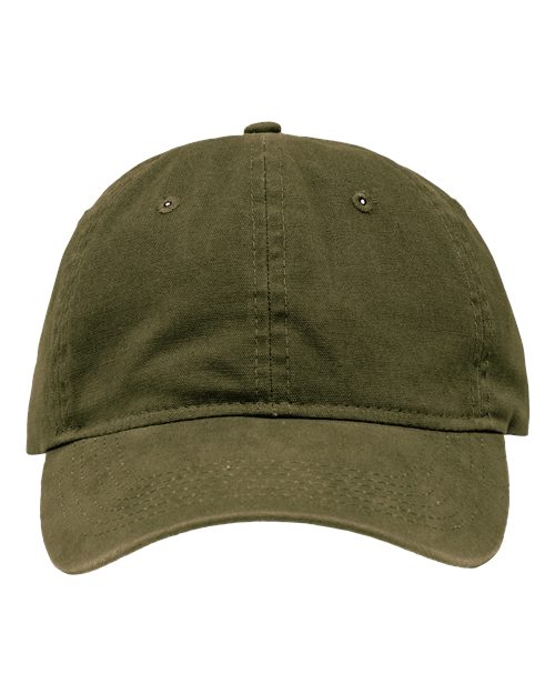 Dad Hat Fit - Chino Dark Olive Green Front