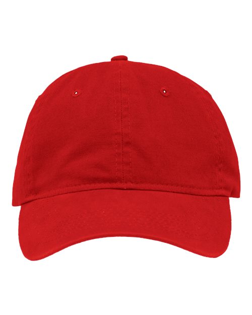 Dad Hat Fit - Chino Red Front
