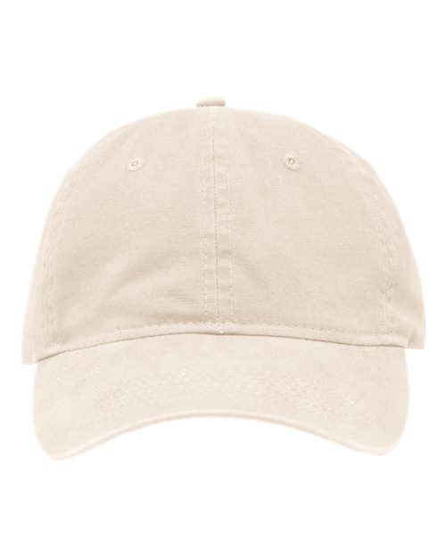 Dad Hat Fit - Chino Stone Front