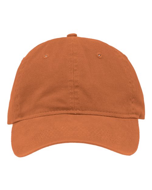 Dad Hat Fit - Chino Texas Orange Front
