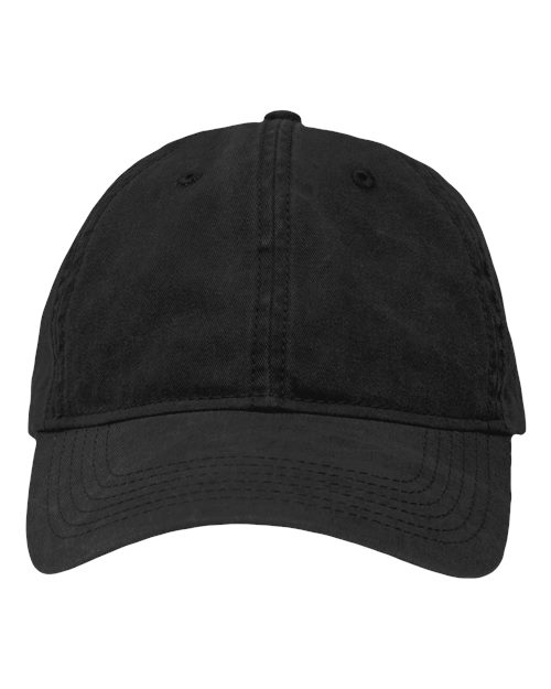 Dad Hat Fit - Pigment Black Front