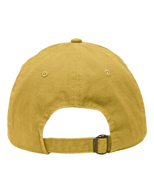 Dad Hat Fit - Pigment Mustard Yellow Back