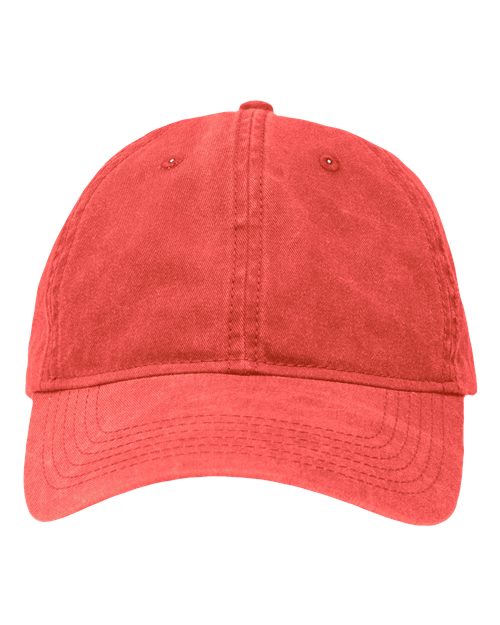 Dad Hat Fit - Pigment Red Front
