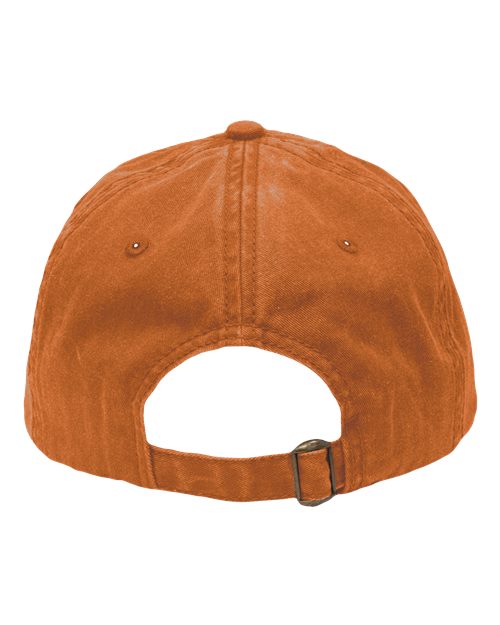 Dad Hat Fit - Pigment Texas Orange Back