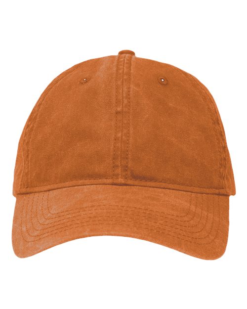 Dad Hat Fit - Pigment Texas Orange Front