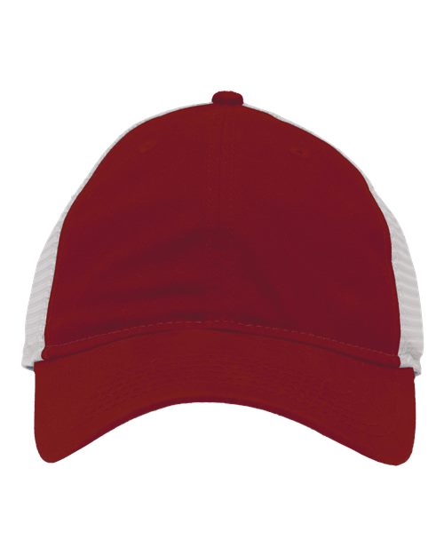 Mesh Dad Hat Fit - Cardinal/ Stone Front