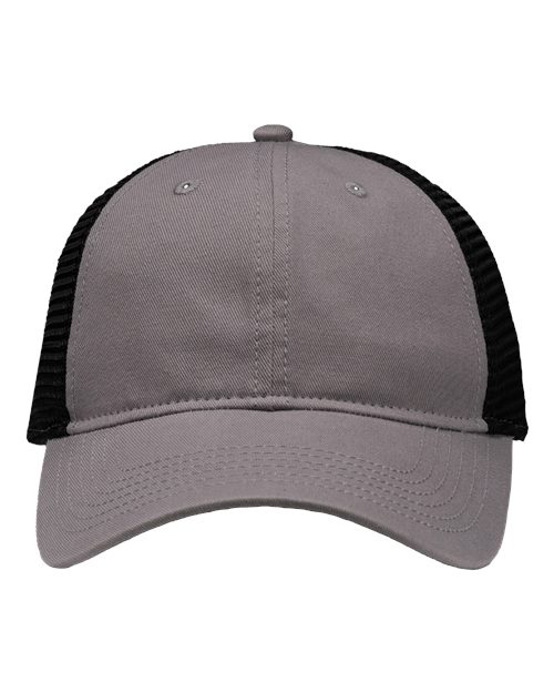 Mesh Dad Hat Fit - Grey/ Black Front