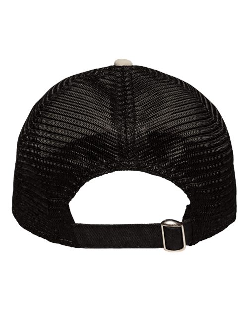 Mesh Dad Hat Fit - Khaki/ Black Back