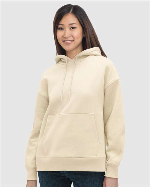 Women's USA-Made Hooded Sweatshirt - Cream Front