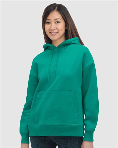 Women's USA-Made Hooded Sweatshirt - Kelly Green Front