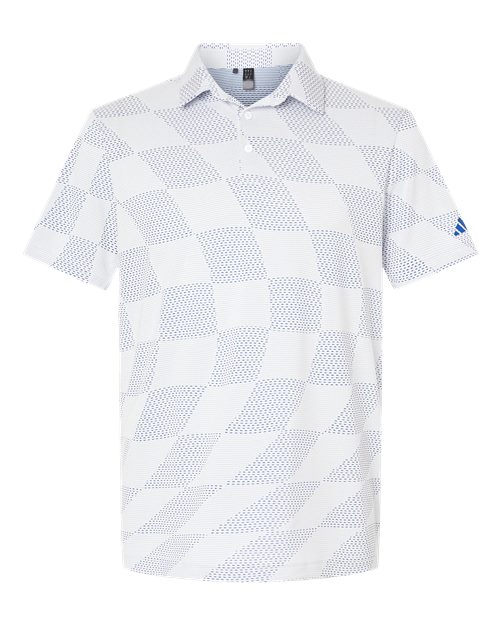 Men's Ultimate365 Textured Polo - White Front