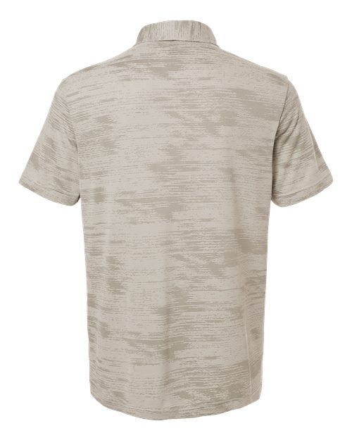 Men's Ultimate365 Textured Stripe Polo - Alumina/ Silver Pebble Back