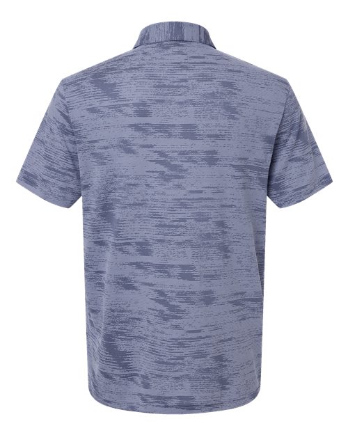 Men's Ultimate365 Textured Stripe Polo - Blue Spark/ Preloved Ink Back