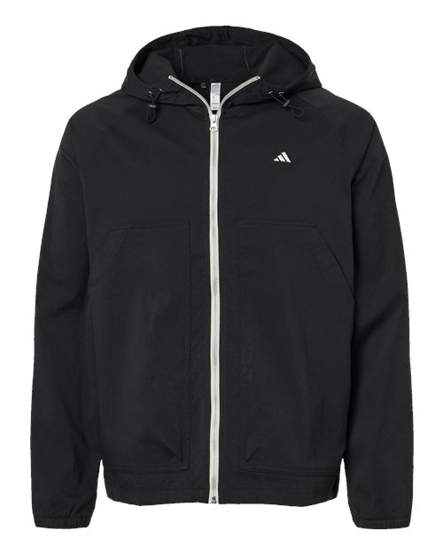 Men's Go-To Utility Durable Water-Repellent Full-Zip Jacket - Black Front