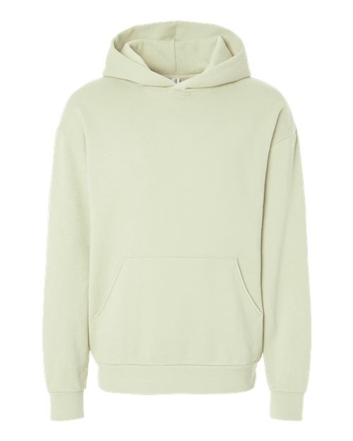 Unisex Avenue Midweight Hooded Sweatshirt - Honey Dew Front