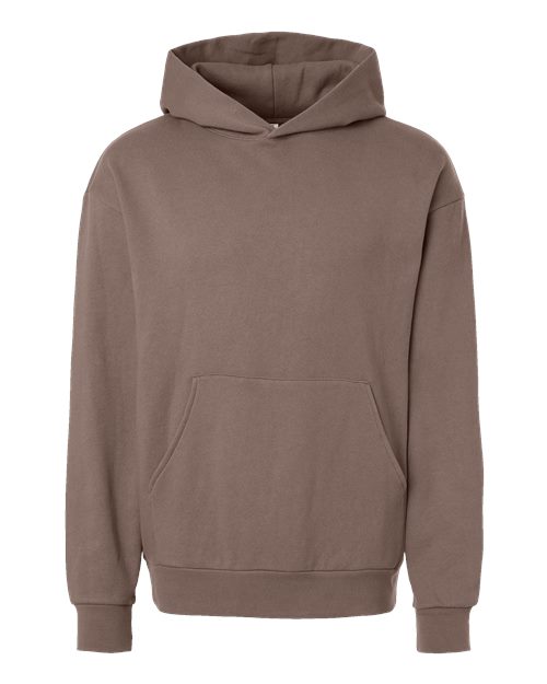 Unisex Avenue Midweight Hooded Sweatshirt - Clay Front