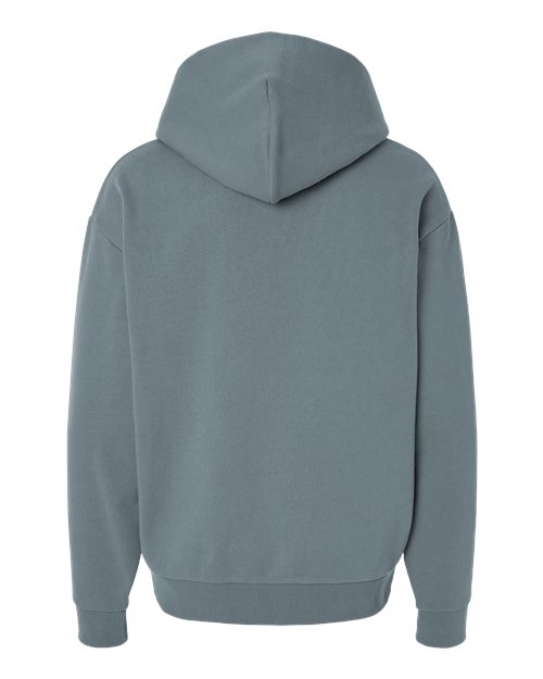 Unisex Mainstreet Heavyweight Hooded Sweatshirt - Blue Magic Back