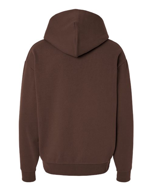 Unisex Mainstreet Heavyweight Hooded Sweatshirt - Brown Back
