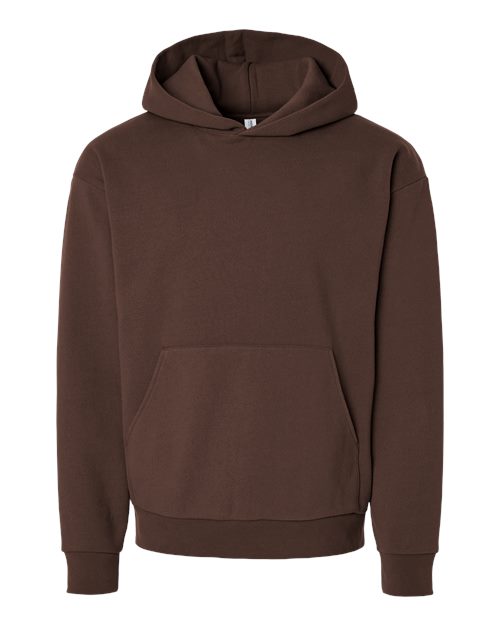 Unisex Mainstreet Heavyweight Hooded Sweatshirt - Brown Front