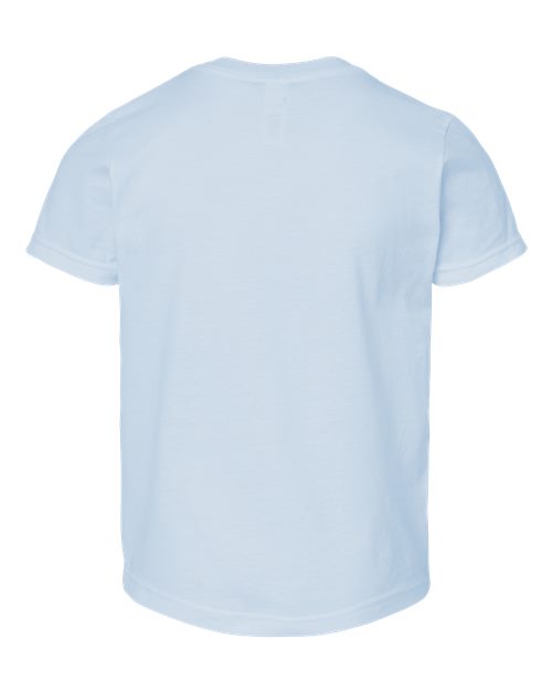 Youth Fine Jersey T-Shirt - Baby Blue Back