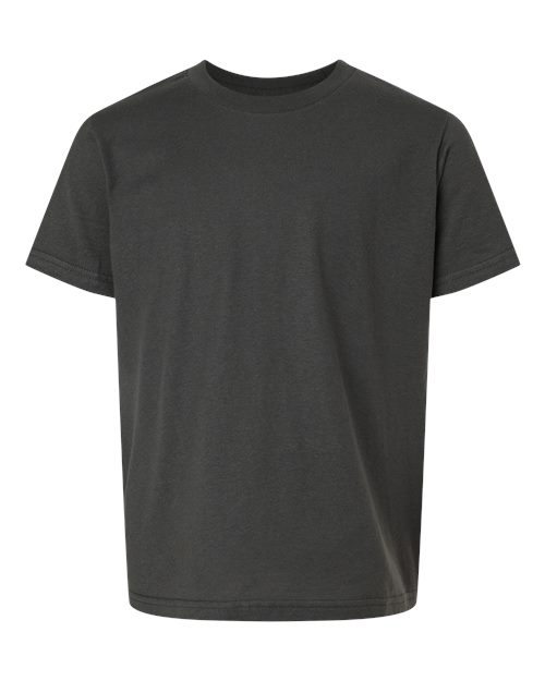 Youth Fine Jersey T-Shirt - Charcoal Front